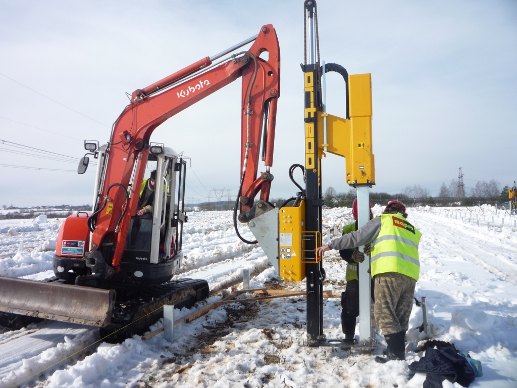 Spinning Pile Driver